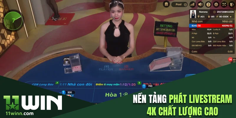 Nền tảng phát livestream 4K chất lượng cao