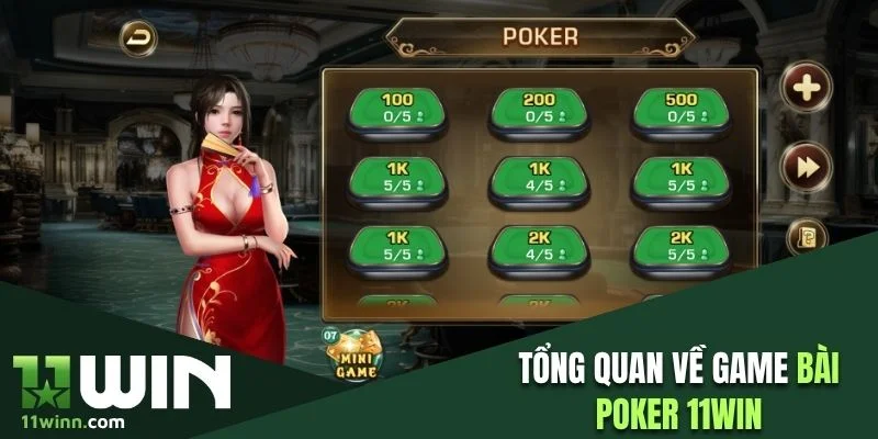 Tổng quan về game bài Poker 11WIN